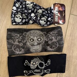 Skull Biker Headbands